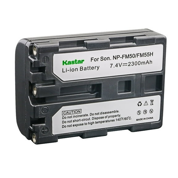 Kastar 1-Pack NP-FM50/NP-FM55H Battery 7.4V 2300mAh Replacement for Sony DCR-TRV116, DCR-TRV140, DCR-TRV145, DCR-TRV147, DCR-TRV230, DCR-TRV239, DCR-TRV240, DCR-TRV245, DCR-TRV250, DCR-TRV255 Camera