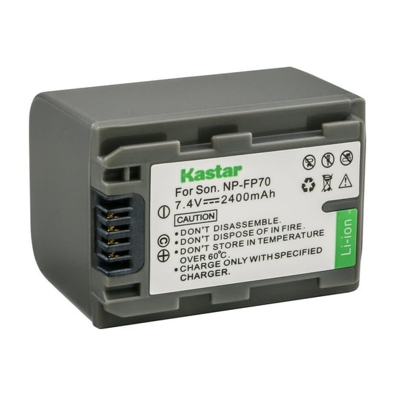 Kastar 1-Pack NP-FP70 / NP-FP71 Battery Replacement for Sony DCR-DVD405, DCR-DVD505, DCR-DVD602, DCR-DVD605, DCR-DVD653, DCR-DVD703, DCR-DVD705, DCR-DVD755, DCR-DVD803, DCR-DVD92 Camcorder