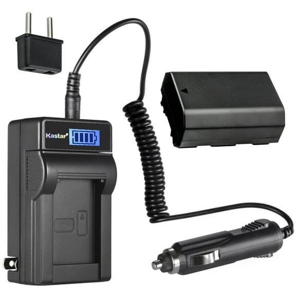 Kastar 1-Pack NP-FZ100 Battery and LCD AC Charger Compatible with Sony Alpha 9 α9, Sony Alpha A9 / ILCE-9, Sony Alpha A 9, Sony Alpha 9R α9R, Sony Alpha A 9R, Sony Alpha A9S α9S Cameras