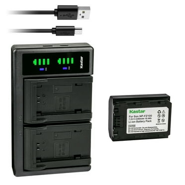 Kastar 1-Pack NP-FZ100 Rechargeable Battery and LTD2 USB Charger Replacement for Sony Alpha ZV-E1 α ZV-E1 ZVE1 Mirrorless Vlog Camera, Sony Alpha A6700 α6700 APS-C Mirrorless Camera