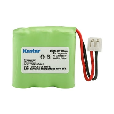 Kastar 1-Pack Ni-MH Battery 3.6V 500mAh Replacement for Sanyo HWCD3232(1)(2)(5)(8)(9) Series TCL HW25, HW67, HW91, HW16, HW89 Series, Binatone E3300 E3310 Cordless Phone