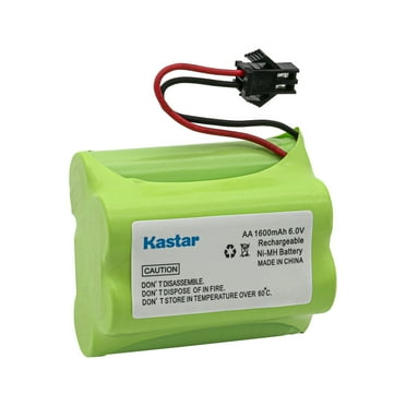 Kastar 1-Pack Ni-MH Battery 6V 1600mAh Replacement for Amphibious Stunt RC Car, RC Stunt Car, Q60 Q61 1/16 Military RC Truck SL01, Electric Tools