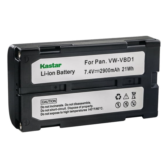 Kastar 1-Pack VW-VBD1 Battery Replacement for Hitachi VM-H755LA, VM-H765LA, VM-H768LE, VM-H775LE, VM-H835LA, VM-H845L, VM-H845LA, VM-H855LA, VM-H955LA, VM-BPL13, VM-BPL27, VM-BPL30, VM-BPL60