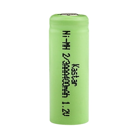 Kastar 1 Pcs Ni-MH 2/3AAA Battery 1.2V 400mAh (Flat Top) for Solar Light, Solar Flowers, Remote Control, Garden Light, Photo devices and Electronic projects, Game, Flashlight, Toy, MP3/MP4 player