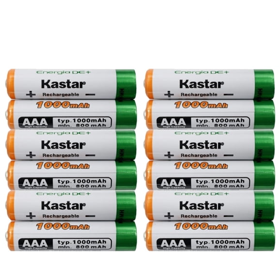 Kastar 12 Pcs Battery Replacement for Sennheiser RS110, RS120, RS130, RS160, RS170, RS 180, RS-195, RS-220, PXC 250-II, PXC 350, PXC 450, HDR 170, TR165 Digital Wireless Headphones System