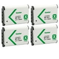 thumbnail image 1 of Kastar 1240mAh Power Battery for Sony FDR-X3000 Camera, NP-BX1, 4 Count, 1 of 3