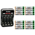 thumbnail image 1 of Kastar 16-Pack AAAJ 1.2V 1000mAh Ni-MH Battery and CMH4 Charger Compatible with Siemens Phone S450 S455 S45, SBC Phone SBC-6020 SBC-60HC SBC-6028-2HC, GE Phone 28320EE2 28321EE2, 1 of 9