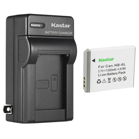 Kastar Battery and AC Wall Charger Replacement for Canon PowerShot SX520 HS, PowerShot SX530 HS, PowerShot SX540 HS, PowerShot SX600 HS, PowerShot SX610 HS, PowerShot SX700 HS, PowerShot SX710 HS
