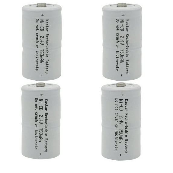 Kastar 2.4V 750mAh Battery 4-Pack Replacement for ANIC0286 NABC 405421100 EBC-GAS1 NEA NP-5459, TIF-8800A TIF-8806A TIF 8900-A, Saft 40542100 405421000 405421100 Gas Detector Meter Test Equipment
