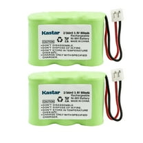 Kastar 2-Pack 3.6V 800mAh Ni-MH Battery Replacement for SANIK 3SN23AA30SJ1, 3SN2/3AA30, 3N-250AA, 3N-270AA (S-SJC), 3N-270AA ZG, SANYO 3N270AA-JST, 3N270AA(JST), Sears/Craftsman 34953, 34955