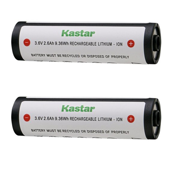 Kastar 2-Pack 3.7V 2.6Ah 74175 Flashligth Battery Compatible with Strion DS HPL Flashlight, Strion DS HL Flashlight, ProTac HL USB Flashlight, ProTac HL USB Flashlight