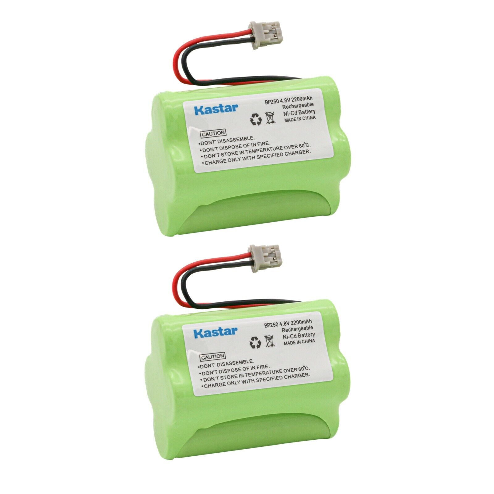 Kastar 1-Pack 2200mAh Ni-MH Battery Replacement for Uniden