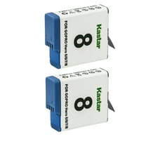 Kastar 2-Pack AHDBT-801 Battery Replacement for Gopro 601-27537-000, 601-10197-000, Hero 8 Action Camera, HERO8 Black, Hero 8 HD Black, HERO8 Silver, Hero 8 HD Silver, Hero 7 Action Camera