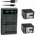 thumbnail image 1 of Kastar 2-Pack BN-V428 Battery and LTD2 USB Charger Replacement for JVC BN-V408, BN-V408U, BN-V408US, BN-V416, BN-V416U, BN-V416US, BN-V428, BN-V428U, BN-V428US, BN-V438, BN-V438U, BN-V438US Battery, 1 of 6