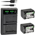 thumbnail image 1 of Kastar 2-Pack Battery and LTD2 USB Charger Replacement for JVC GZ-HM990 GZ-MG680 GZ-MG750 GZ-MG750AU GZ-MG750AUC GZ-MG750BEK GZ-MG750BEU GZ-MG750BU GZ-MG750BUC GZ-MG750BUS GZ-MG750RU GZ-MG750RUC, 1 of 6