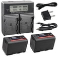 thumbnail image 1 of Kastar 2-Pack BP-950GPro Battery and AC LCD Dual Fast Charger Compatible with Canon Vistura UC-V10 UC-V10Hi UC-V20 UC-V30 UC-V100 UC-V200 UC-V300 UC-X1 UC-X1Hi UC-X2 UC-X2Hi UC-X30 UC-X30Hi Camera, 1 of 8