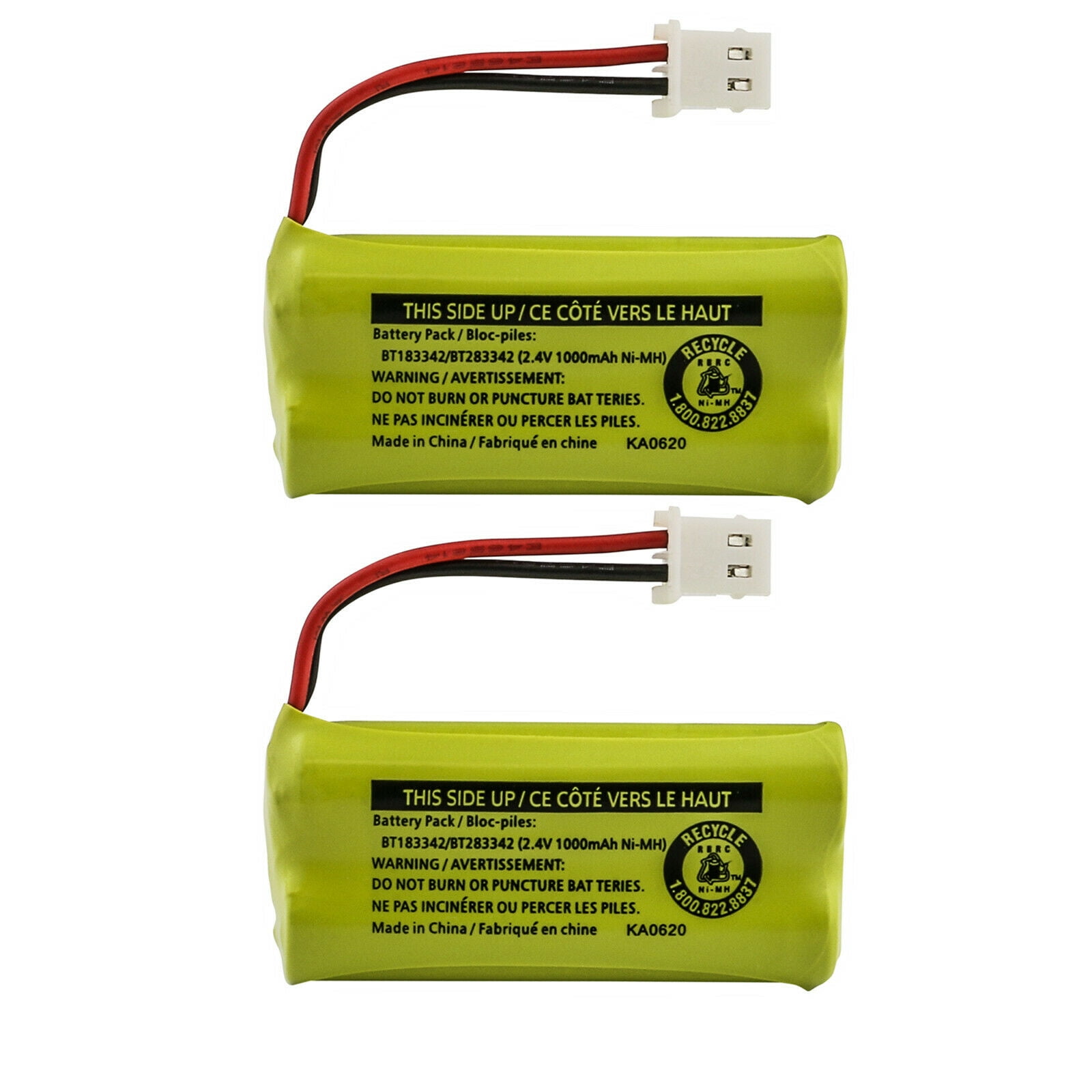 Kastar 2-Pack BT183342 / BT283342 Battery Replacement for AT&T
