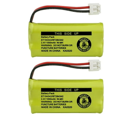Kastar 2-Pack BT184342 / BT284342 Battery Replacement for Motorola S803 S804 T31 T3101 T3151, Philips SJB2121 SJB-2121 SJB2121/17 SJB-2121/17 SJB2121/37 SJB-2121/37, BT-184342 BT-28433 BT-284342