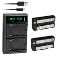 thumbnail image 1 of Kastar 2-Pack Battery 7.4V 3500mAh and LTD2 USB Charger Replacement for Line 6 98-034-0003, BA12 Battery, Line 6 JTV James Tyler, LINE 6 Shuriken, LINE 6 Variax JTV 69 Guitar, 1 of 6