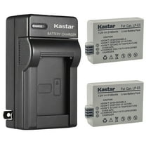 Kastar 2-Pack Battery and AC Wall Charger Replacement for Canon LP-E5 LPE5 Battery, Canon LC-E5, LC-E5C, LC-E5E Charger, Canon EOS 500D, EOS 1000D, EOS Kiss F, EOS Kiss X2, EOS Kiss X3 Cameras
