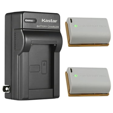 Kastar 2-Pack Battery and AC Wall Charger Replacement for Canon LP-E6 LP-E6N LP-E6NHBattery, Z CAM E2C Professional 4K Cinema Camera, Marshall On-Camera HDMI Monitor, IKAN On-Camera HDMI Monitor