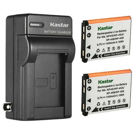 Kastar 2-Pack Battery and AC Wall Charger Replacement for Fujifilm FinePix JX355 FinePix JX360 FinePix JX370 inePix JX375 FinePix JX380 FinePix JX390 FinePix JX400 FinePix JX405 FinePix JX420 Cameras