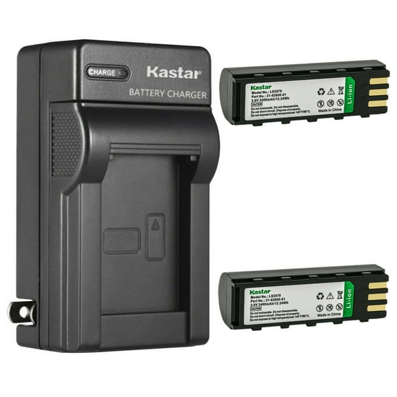 Kastar 2-Pack Battery and AC Wall Charger Replacement for Honeywell 8800, Zebra MT2000, MT2070, MT2090, Motorola 21-62606-01 Symbol 21-62606-01 BTRY-LS34IAB00-00 Zebra KT-BTYMT-01R HBM-LS3478 SY34L3-D