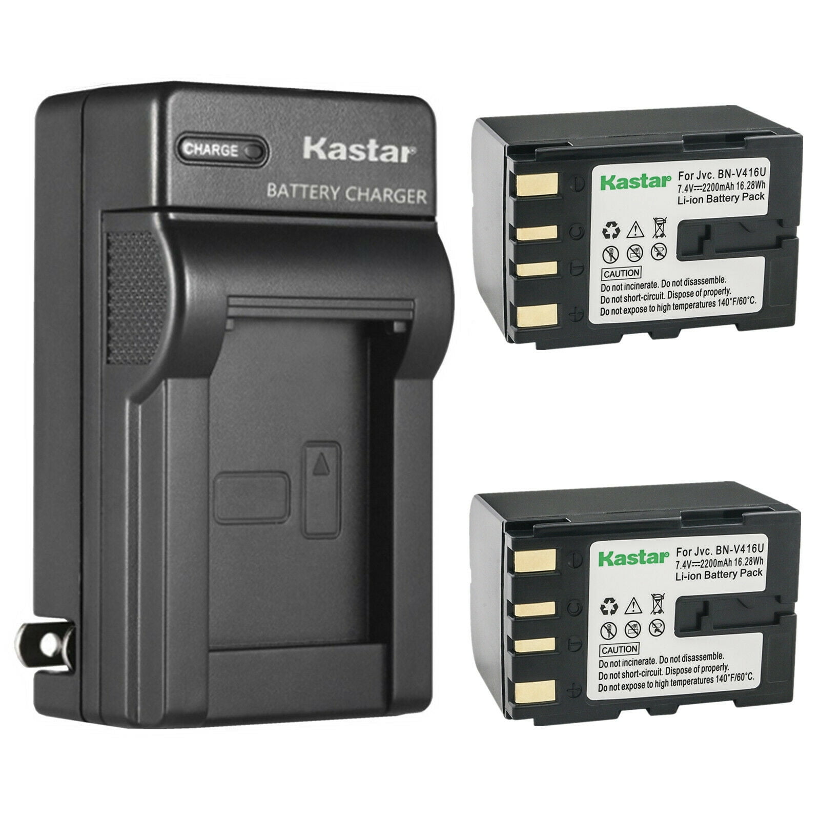 Batería Recargable Li-Ion Para Cámaras JVC – Compatible Con Modelos BN-V408, GR-DV Series Y Más