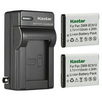 Kastar 2-Pack Battery and AC Wall Charger Replacement for Leica BP-DC14 BP-DC14-E BP-DC14-U Battery, Leica C 11052 18536, Leica C (Type 112), Leica C V-LUX50 Camera
