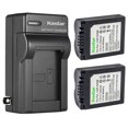 thumbnail image 1 of Kastar 2-Pack Battery and AC Wall Charger Replacement for Panasonic CGA-S006 CGA-S006e CGR-S006 CGR-S006e DMW-BMA7 Battery, DE-A44 DE-994 DE-994A Charger, Leica BP-DC5 Battery, Leica V-LUX1 Camera, 1 of 5