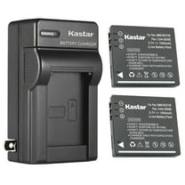 Kastar 2-Pack Battery and AC Wall Charger Replacement for Panasonic Lumix DMC-FX35 DMC-FX35A DMC-FX35EG-A DMC-FX35EG-K DMC-FX35EG-N DMC-FX35EG-S DMC-FX35EG-W DMC-FX35K DMC-FX35S