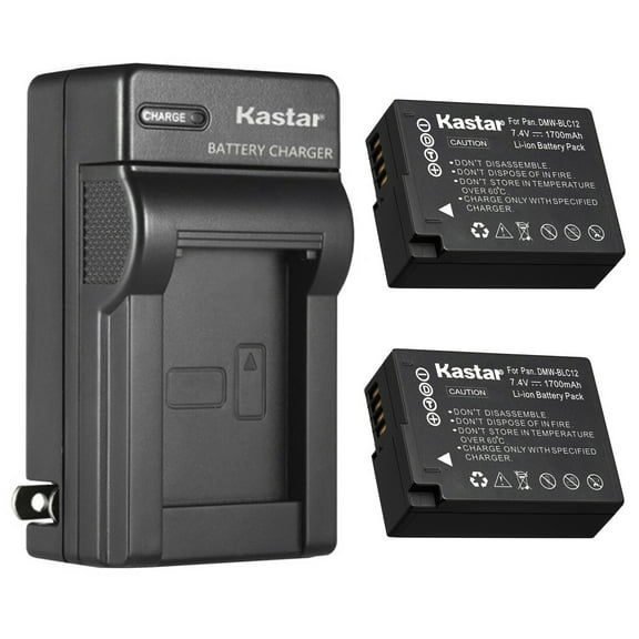 Kastar 2-Pack Battery and AC Wall Charger Replacement for Panasonic Lumix DMC-FZ1000 FZ1000, Lumix DMC-FZ1000 II FZ1000II, Lumix DMC-FZ2000 FZ2000, Lumix DMC-FZ2500 FZ2500, Lumix DMC-G5 DMC-G5K