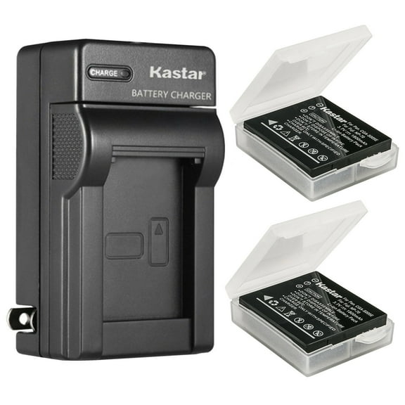 Kastar 2-Pack Battery and AC Wall Charger Replacement for Ricoh DB-60 DB-65 Battery, Ricoh BJ-6 Charger, Ricoh GR Digital II, GR Digital III, GR Digital IV, G600, G700, G700SE, G800, GX200, GX100