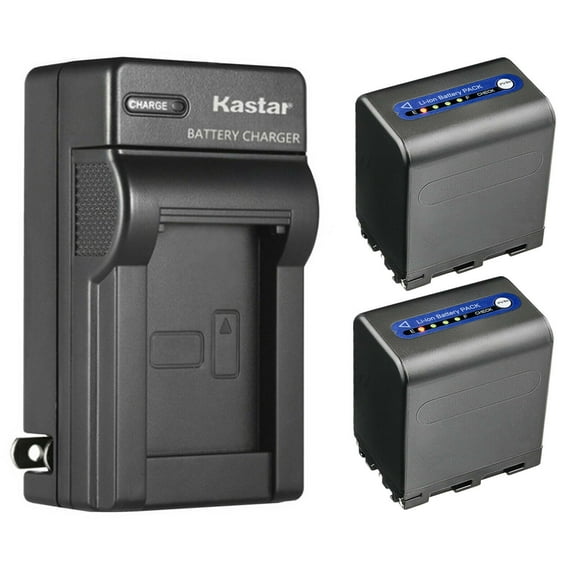 Kastar 2-Pack Battery and AC Wall Charger Replacement for Sony CCD-TRV128 CCD-TRV138 CCD-TRV150 CCD-TRV208 CCD-TRV218 CCD-TRV228 CCD-TRV250 CCD-TRV308 CCD-TRV318 CCD-TRV328 CCD-TRV338 CCD-TRV350