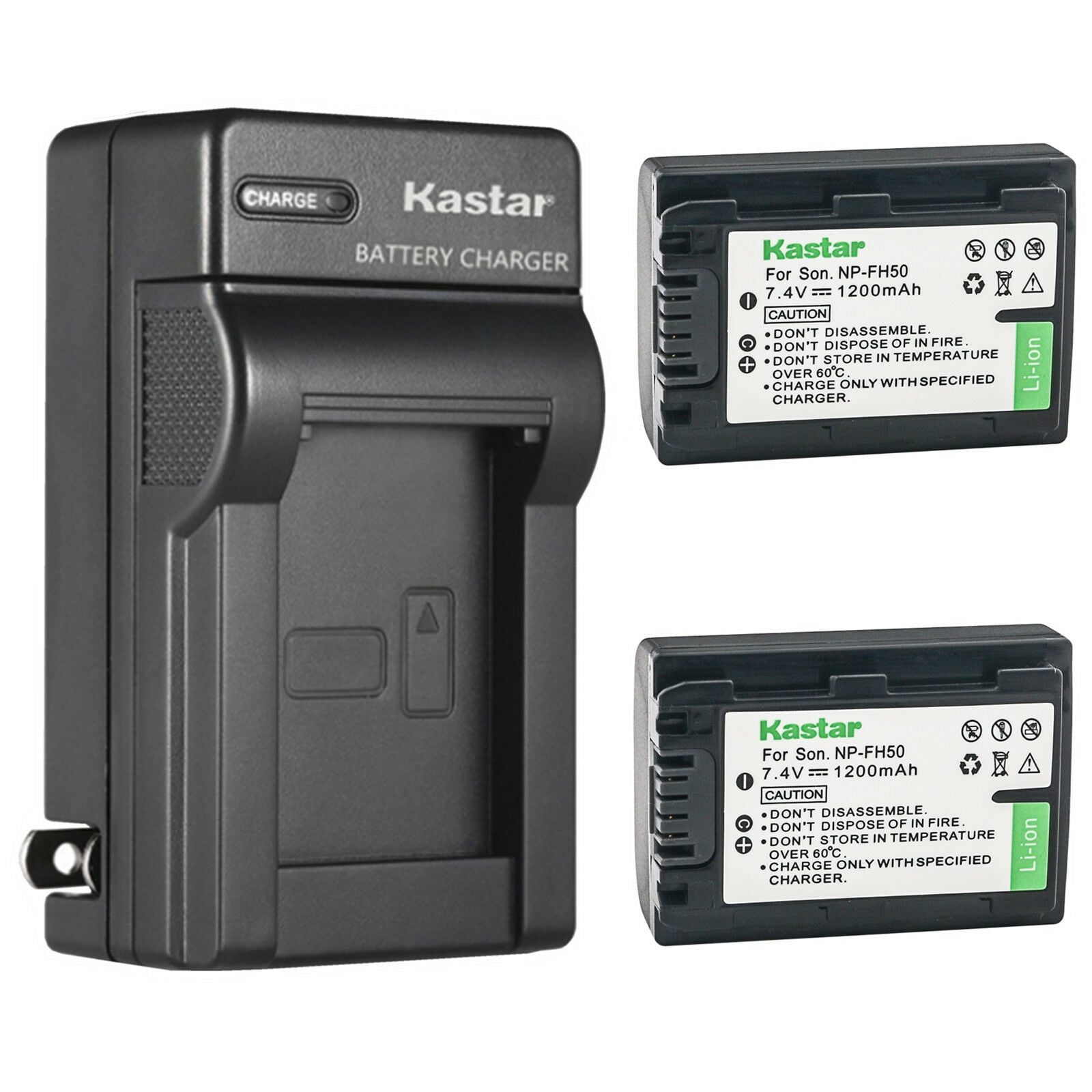 Kastar 1-Pack NP-BX1 Battery and AC Wall Charger Replacement for
