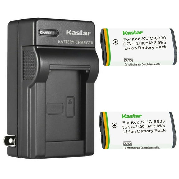 Kastar 2-Pack Battery and AC Wall Charger Replacement for Wisycom MPRLBP Battery, MPR30, MPR30-ENG, MPR50, MPR50-IEM, MPR51/52, MTP60 Wideband Receiver