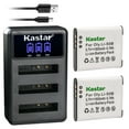 thumbnail image 1 of Kastar 2 Pack Battery and LCD Triple USB Charger Compatible with Pentax Optio RZ18, Megazoom X70, Optio WG-1, WG-1 GPS, Optio WG-2, WG-2 GPS, Optio WG-3, Optio WG-3 GPS, Optio WG-4, Optio WG-5 GPS, 1 of 6