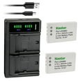 thumbnail image 1 of Kastar 2-Pack Battery and LTD2 USB Charger Compatible with Logitech 1903040000 190304-200 190304200 190304-2000 1903042000 1903042001 815000037 994000033 F12440023 HHD10010 K43D M36B M41B MSE10007, 1 of 6