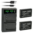thumbnail image 1 of Kastar 2-Pack Battery and LTD2 USB Charger Replacement for Brother LD0665001 Li-ion Battery MDS2E, AP-1908 Rechargeable Battery, Brother Printer DS820W DS920DW Wireless Document Scanner, 1 of 6