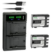 Kastar 2-Pack Battery and LTD2 USB Charger Replacement for Canon DS126071, E160814, DS126151, Elura 40 MC, Elura 50, Elura 60, Elura 65, Elura 70, Elura 80, Elura 85, Elura 90, EOS 350D, EOS 400D