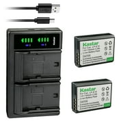 Kastar 2-Pack Battery and LTD2 USB Charger Replacement for Canon LP-E10 LPE10 Battery, LC-E10 LC-E10N Charger, Canon EOS Rebel T3, EOS Rebel T5, EOS Rebel T6, EOS Rebel T7, EOS Rebel T100 DSLR Cameras
