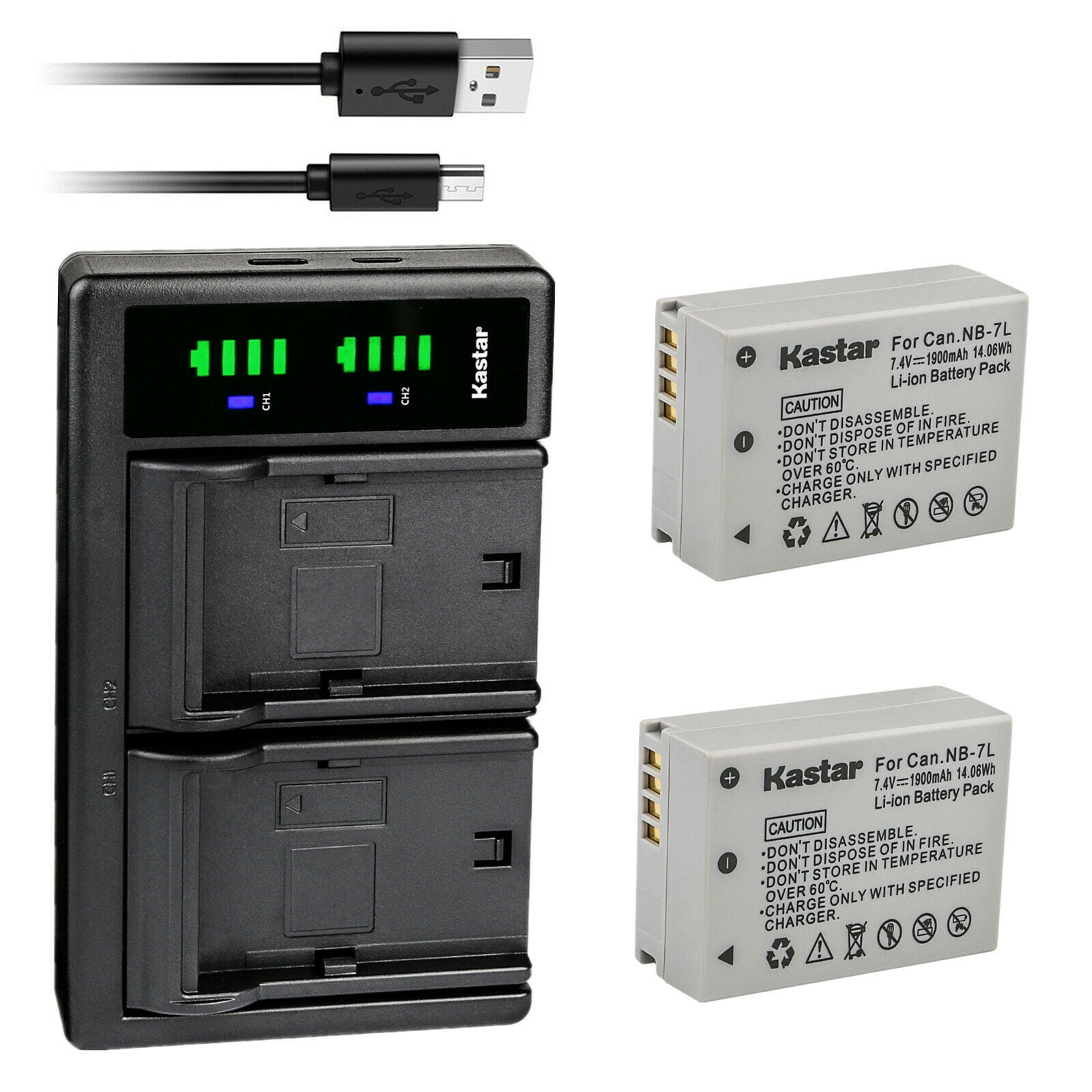 Gr Iiix Kastar LTD2 USB Battery Charger Replacement For JVC GR