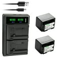 thumbnail image 1 of Kastar 2-Pack Battery and LTD2 USB Charger Replacement for Canon VIXIA HF R600 HFR600, VIXIA HF R700 HFR700, VIXIA HF R800 HFR800, LEGRIA HF M36 HFM36, LEGRIA HF M38 HFM38, LEGRIA HF M46 HFM46, 1 of 6