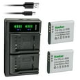 thumbnail image 1 of Kastar 2-Pack Battery and LTD2 USB Charger Replacement for Olympus Stylus TG-1 iHS, Stylus TG-2 iHS, Stylus TG-2, Stylus TG-3, Stylus TG-4, Stylus TG-5, Stylus TG-Tracker, Stylus XZ-2 Cameras, 1 of 6