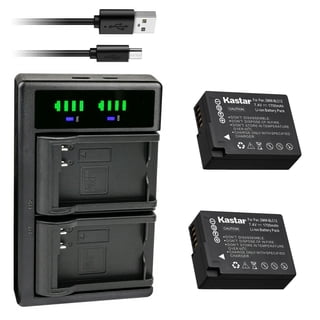 Synergy Digital Battery Charger For Panasonic DMW-BLC12 - Works With Lumix DMC-G7, Includes Car & EU Adapters