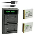 thumbnail image 1 of Kastar 2-Pack Battery and LTD2 USB Charger Replacement for Polaroid T-1234, T1235, T-1235, PRAKTICA DMMC3D, DMMC-3D, LM 10-TS, LM 12-TS, Luxmedia 10TS, Luxmedia 10-TS, Luxmedia 12TS, Luxmedia 12-TS, 1 of 6