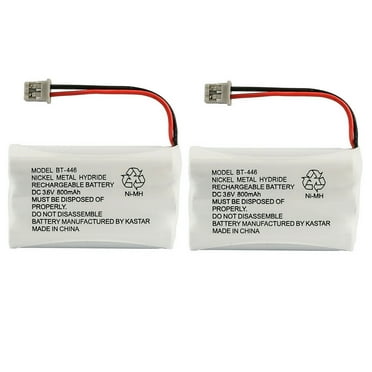 Kastar 2-Pack Battery Ni-MH 3.6V 800mAh Replacement for Hi Capacity B7018, Interstate TEL0375, Lenmar CBC446 CBC-446, GE TL96402 TL26402 TL86402, GP GP80AAALH3BMX, MOTOROLA OJO PVP1000