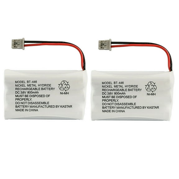 Kastar 2-Pack Battery Ni-MH 3.6V 800mAh Replacement for Uniden DCT6485 DCT6485-2 DCT6485-3 DCT736 DCT737 DCT738 DCT746 DCT746-2 DCT7462 DCT746M DCT748 DCT748-2 DCT748-4 DCT7488 DCT7488-2