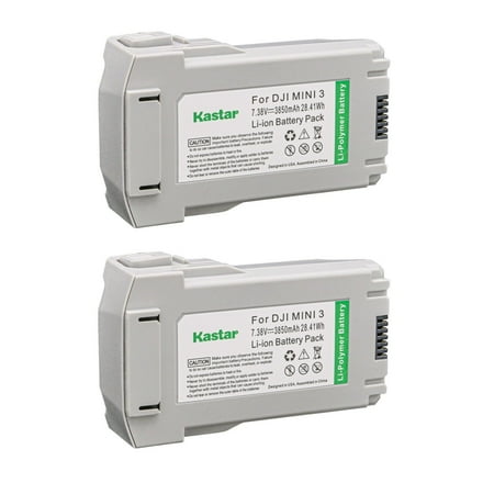 Kastar 2-Pack Battery Plus 7.38V 3850mAh 28.41Wh Replacement for DJI Intelligent Flight Mini 3 Drone, Mini 3 Pro Drone, Mini 4 Pro Drone