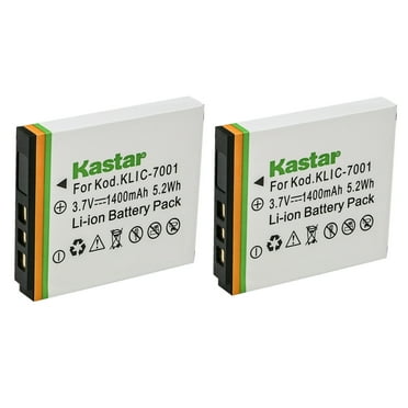 Kastar 2-Pack Battery Replacement for Compactline 200, Compactline DA101, DA-10, DXG DXG-588V, DXG-599V, DXG-5C0V, DXG-5C1V, DXG-5C8V, Agfa Optima 1338, Optima 1338mt, Optima 2338, Optima 2338mt